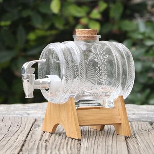 Zq Wine Barrel Liquor Divider Wine Barrel Container Wine Dropper Juice Bucket Pot