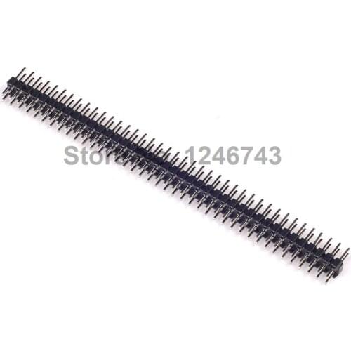 10PCS 2*40P Double Row Straight Needle Pitch 2.0mm