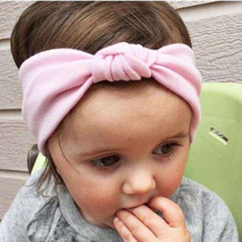 15 Colors Available Newborn Knot Headband Kids Solid Cotton Headband Kids Bandana Headband Elastic Knot Headwrap Boys/Girls Wear