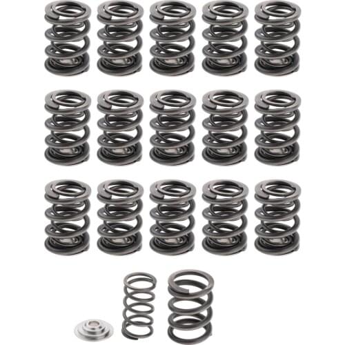 16x 85lb Dual Valve Springs Retainers Set for Honda B18C B18C1 Spare Parts