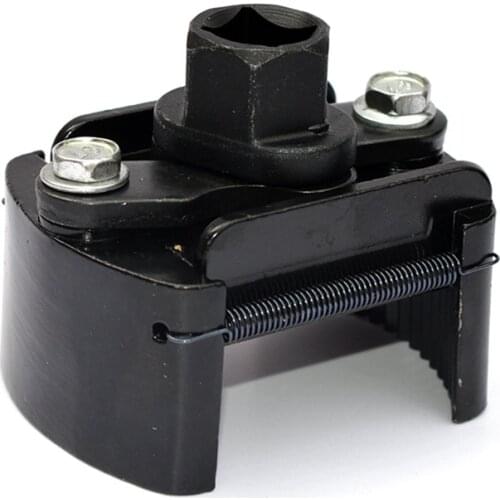 60mm-80mm Universal Cast Steel Adjustable 2 Jaw Oil Filter Wrench Fuel Remover Removal Tool Two-claw Cast Steel Filter Wrenches