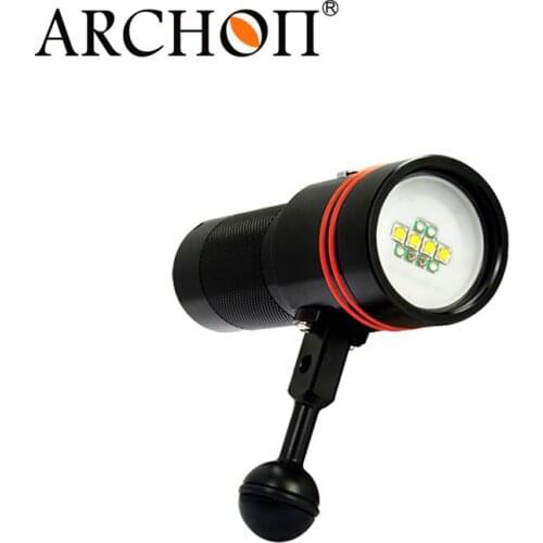 ARCHON D34V P Flashlight Professional Scuba Diving Accessories Torch with 32650 battery Underwater XM-L2 2600 Lumens Light
