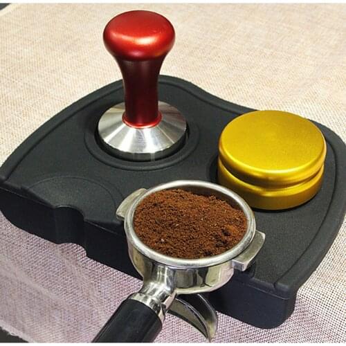 Barista Coffee Anti-skid Mat Espresso Latte Art Pen Tamping Holder Pad Coffeeware Tampers Coffee Grind Soft Silicone Mat coffee