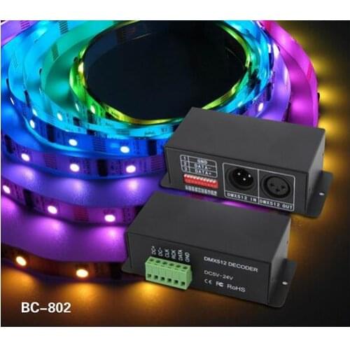 BC-802-9813 DMX512 Signal Decoder P9813 decdoer LED9813 IC strip signal decoder DMX512 decoder DMX controller