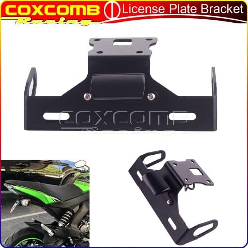 Motorcycle Tail Tidy Fender Eliminator Registration License Plate Bracket Holder With LED Light For KAWASAKI Z125 2015-2018