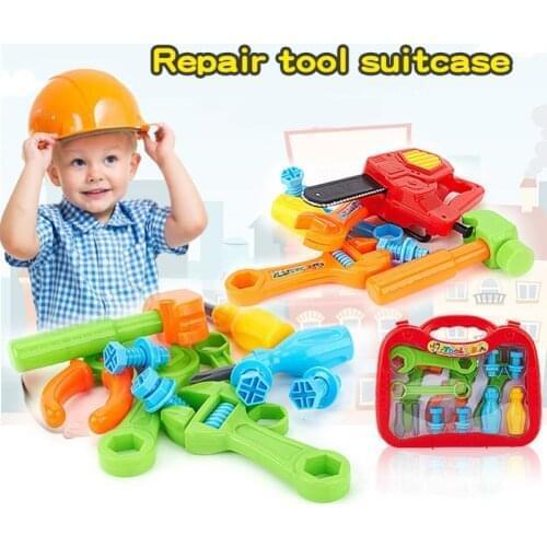 Child Boy Cute Simulation Repair Tool Set Assembling Educational Toy Kids Gift