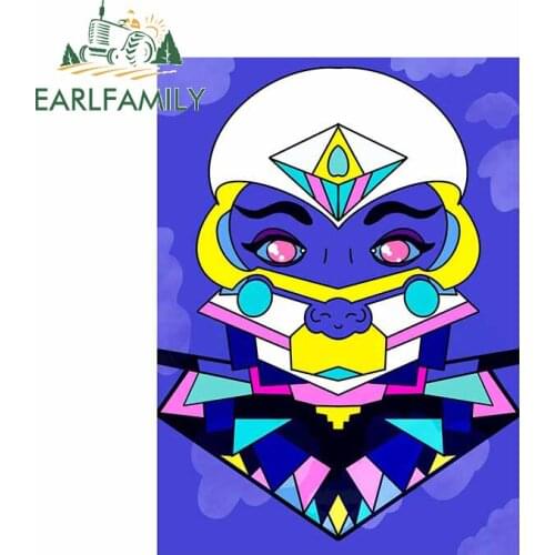 EARLFAMILY 13cm x 9.5cm DIY Car Assessoires Stickers for Space Suit Decal Personality Refrigerator Windows Occlusion Scratch