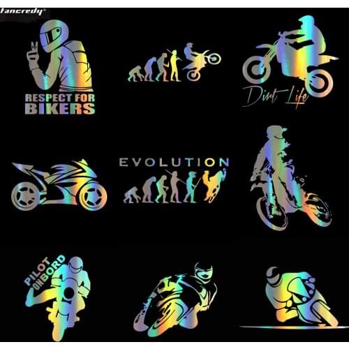 Personality Car Stickers Motorcycle Sports Series Funny Cool Vinyl For Car Auto Deco rBody Window Sticker and Decals Car-styling