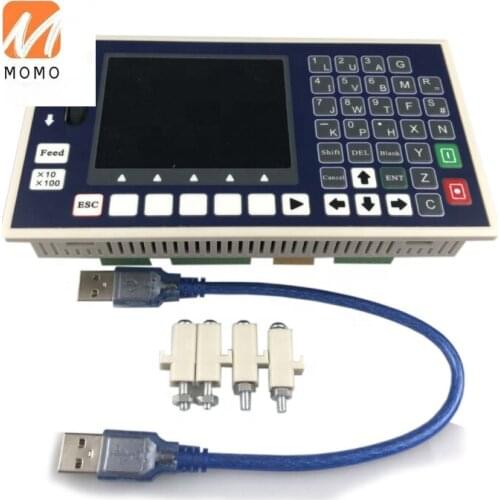 Code 4 axis controller u disk independent controller for CNC milling machine spindle control panel