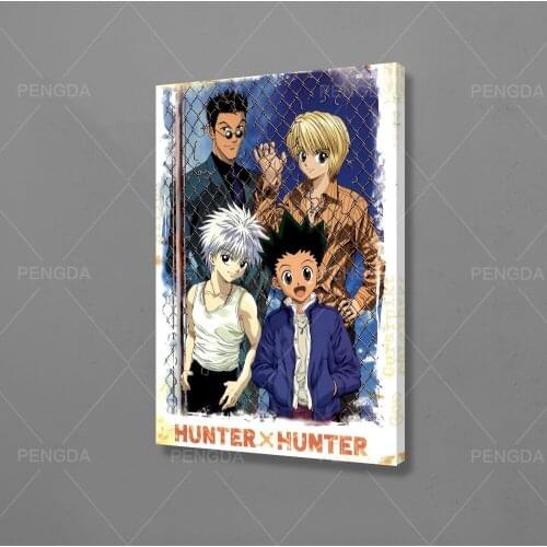 Canvas Modular Poster Home Hunter X Hunter Anime Handsome Boy Decor Paintings HD Printed Living Room Pictures Frame Wall Artwork
