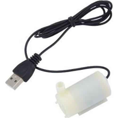 New 5V White USB Cable Mute Mini Water Pump Micro Submersible Pump Fountain Pump Home Improvement Accessories