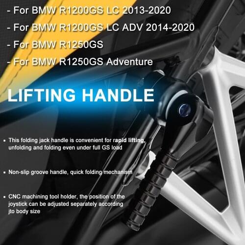 Lift Lever Assist Bar Motorcycle Lifting Handle Mould For BMW R1200 GS LC ADV R1250 GS Adventure 2013-2020 2019 2018 2017 2016