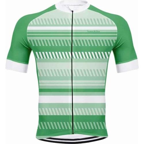RUNCHITA Cycling Jersey Short Sleeve Race Fit Mountain Bike Bicycle Jersey Reflective Cycling Shirts