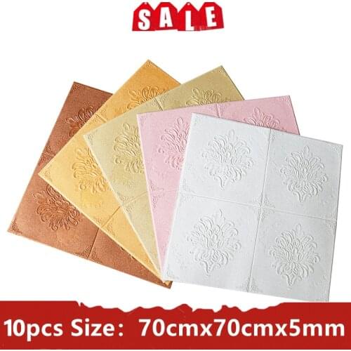 3D Self-Adhesive Panels TV background 3D Wall Panel Home Decoration Foam Wallpaper Sticker living Room