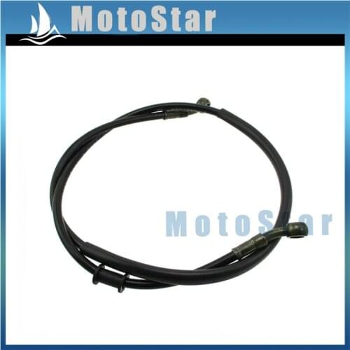 Black 1 Meter Hydraulic Brake Line Cable Hose For Motorbike Motorcycle Pit Dirt Trail Bike ATV Quad 4 Wheeler Motocross