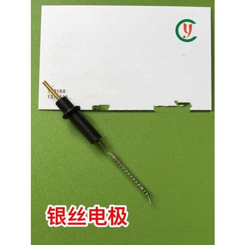 Upgrade 0.5*150mm silver wire electrode silver wire auxiliary electrode polytetrafluoride coating purity 99.99