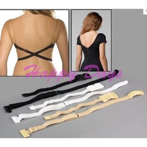 Choose Color Black, Nude & White LOW BACK BRA MAGIC Convert Back Closure Bra to Low Back Bra 300PCS