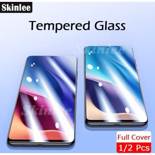 Skinlee For Tecno Pova 2 Glass Protection Film Tempered Glass Protector 9D Full Cover For Tecno Pova2 Screen Film