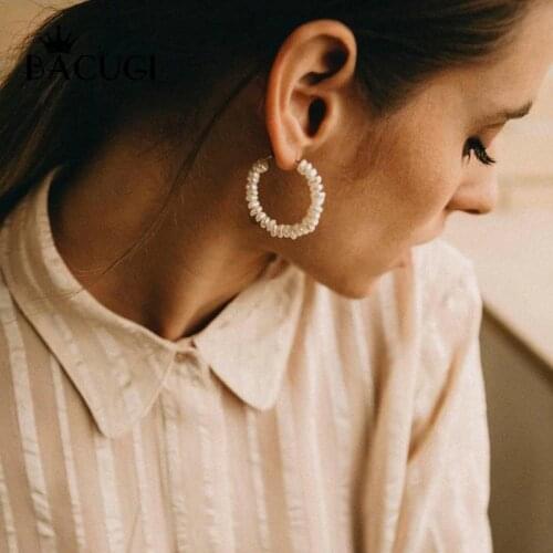 Original Natural Baroque Fresh Water Pearl For Women Dangle Earrings For Party Drop Earring Handmade Fine Jewelry