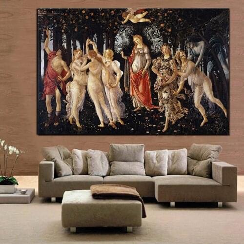 Famous Painting Art Spring Wall Decoration Canvas Painting Posters and Prints Wall Art Picture for Living Room Decor Cuadros