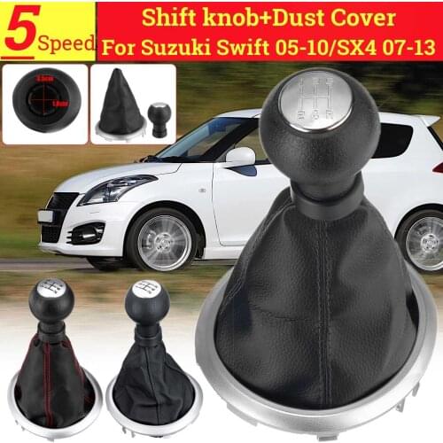 5 Speed Gear Knob Head Stick Shift Plastic For Suzuki Swift SX4 2005 2006 2007 2008 2009 2010 2011 2012 2013 2014 2015