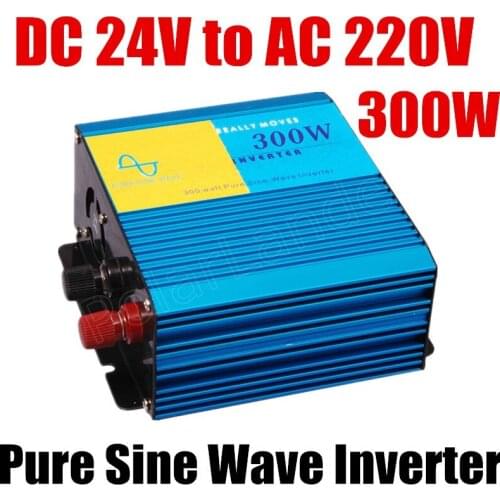 Pure Sine Wave Output Car Power Inverter 300W DC 24V to AC 220V 300W car converter 50HZ