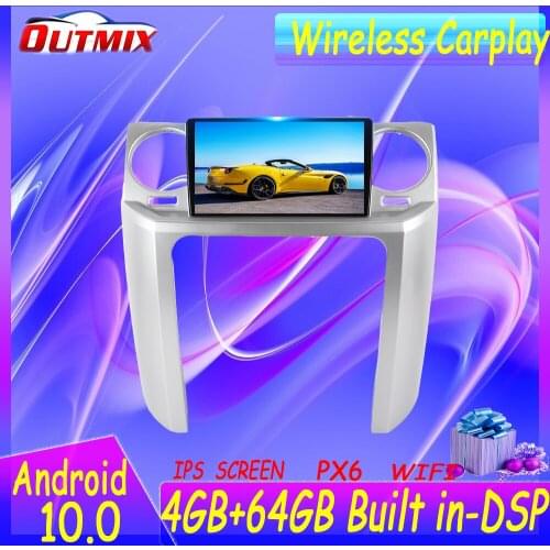 4+64GB ROM PX6 Android 10.0 Car Multimedia Player For hyundai rohens coupe Audio Radio stereo GPS Navigation Wifi Head Unit