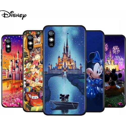Silicone Cover Disney Mickey Castle For Xiaomi Redmi 9 9T 9C 8 7 6 Pro 9AT 9A 8A 7A 6A S2 5 5A 4X GO Phone Case