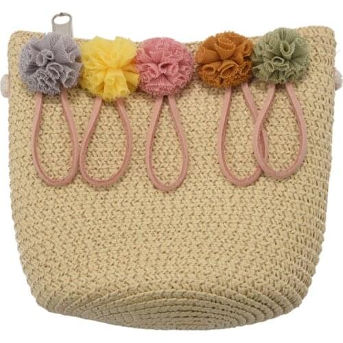 Girls Shoulder Bag Straw Rattan Weave Crossbody Bag For Baby Girls Best