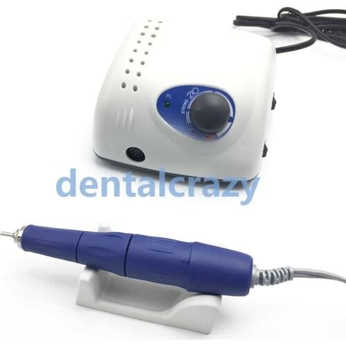 Dental Lab Micro Motor 35000RPM Strong 210 Micromotor 102L Handpiece Electric Nail Drill Machine
