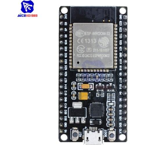 ESP32 Wroom ESP-WROOM-32 WIFI Bluetooth Development Board Dual Core CPU CP2102 Ultra-Low Power ESP32S Micro USB for Arduino