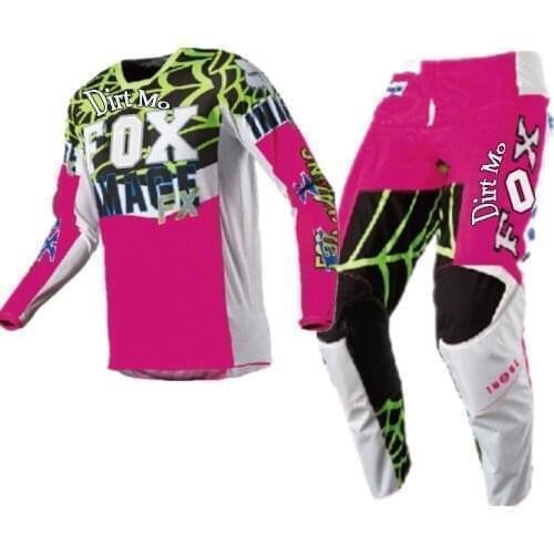 Dirt MoFox 2021Flexair Mach Jersey Pants Motocross Motorbike Racing Suit Mens Kits Mountain Bicycle Offroad Gear Set