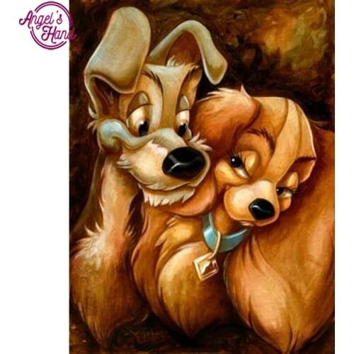 Art paintings gift diy Full Diamond embroidery animals Rhinestone cross Stitch Crafts Diamond Paintings 3D mural cartoon dogs