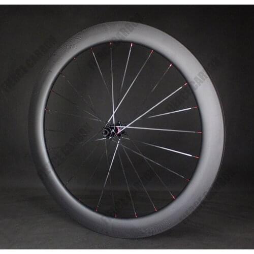 FIERCE 700C Carbon Road Bike Wheels 80mm Depth Road Disc Brake Wheelset R13-D Hub Durable Superlight Disc Brake Free Shipping