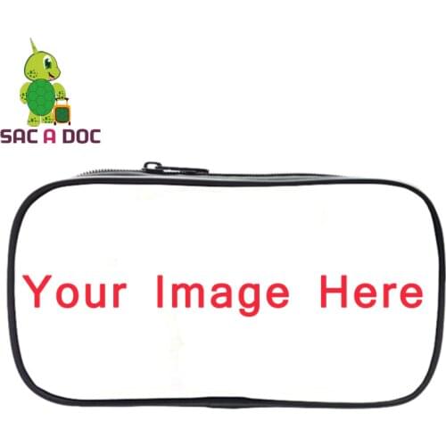 SAC A DOC Custom Logo Cosmetic Cases Children Pencil Holder Kids School Supplies Bags Boys Girls Stationery Storage Cases Unisex