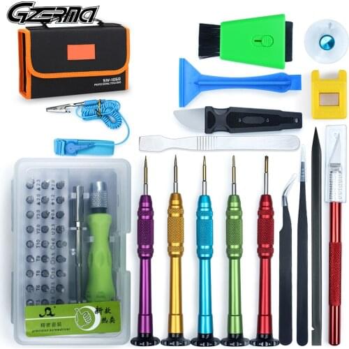 GZERMA Repair Tool Sets 46 in 1 Screwdriver Set Multifunctional Laptop Smartphones Repair Home Computer Disassembly Tool Kit
