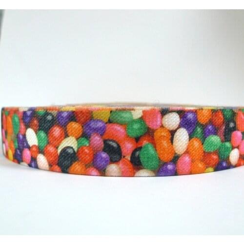 12 Meters 1" 25mm Wide Rainbow Colors Candy Suspender Elastic Webbing Great For Suspender Making