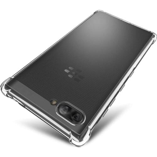 Crystal tpu Soft Shell for Blackberry KEY One/Two Phone Case Luxury Soft Silicone Anti-Shock Slim Transparent TPU Back Cover