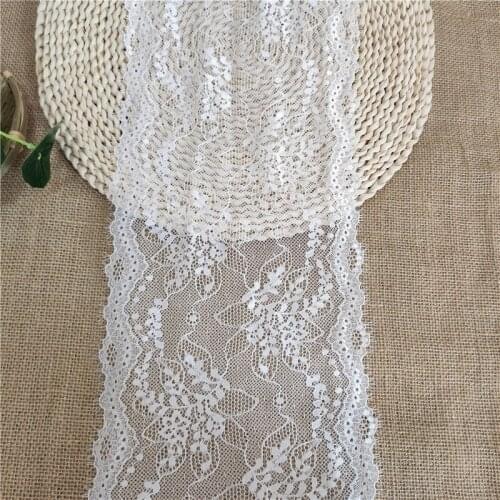 18cm wide eyelash stretch lace fabric DIY craft sewing garment accessories trimmer underwear lace E2976
