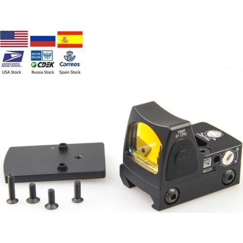 Trijicon Reflex Adjustable Mini Red Dot Sight Scope for Airsoft Shooting red dot sight pistol sight uh1 ar 15 glock