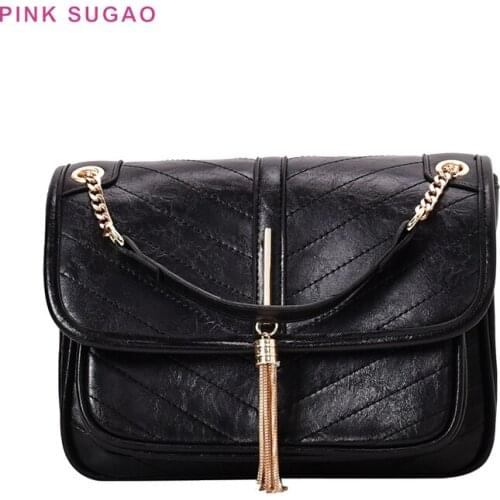 Pink Sugao luxury handbags women bags designer leather shoulder bag tote bag women purse 2019 purses and handbags tote bag new