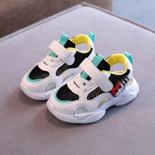 Boys Sandals New Summer Hollow Childrens Shoes Childrens Mesh Sports Shoes Kids Shoes for Girl Sandals