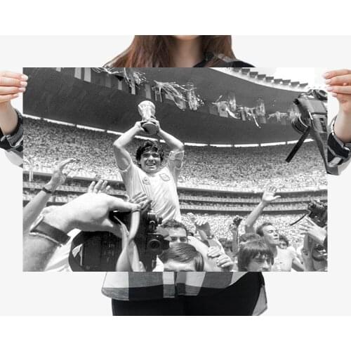 Silk Poster Home Decoration Legend Diego Armando Maradona Football Super Star Great (14) Wall Art Christmas Gift