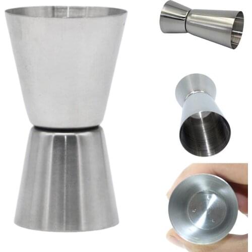 15 / 30Ml Or 25 / 50Ml Steel Cocktail Shaker Spirit jigger Shot Drink Measure Dual Kitchen Measure Cup Gadgets