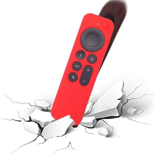 Remote Control Silicone Protective Cover For Apple TV 4K Protective Sleeve Remote Control Silicone Sleeve Fine Hole