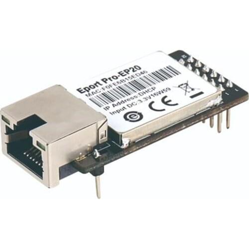 Wifi module Eport Pro-EP20 Linux Network Server Port TTL Serial to Ethernet Embedded Module DHCP 3.3V TCP IP Telnet