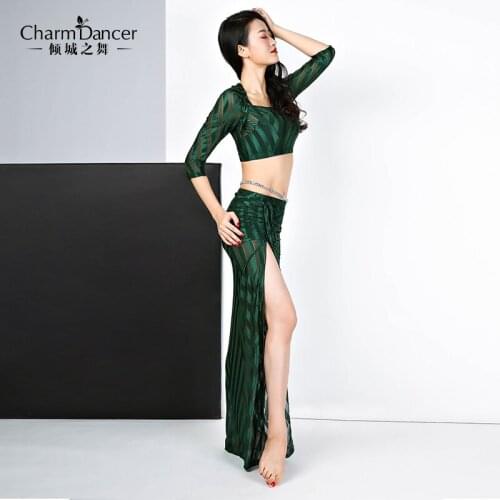 2019 new Bellydance Costume Hot Sale Woman Belly Dance set Top &belly dance skirt ZM236