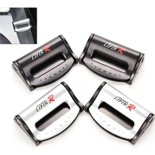 2pcs 3cm 2 Colors Interior Accessories Car-styling Car Seat Belts Clips Safety Adjustable Auto Stopper Buckle Plastic Clip