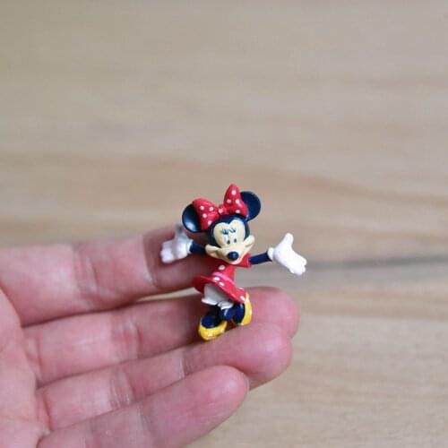 24PCS 3.7CM Exquisite small size Disney Classic Minnie ornaments DIY decoration