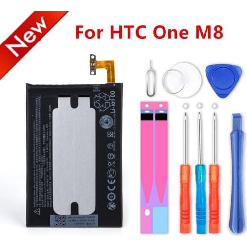100% new BOP6B100 B0P6B100 2600mAh For HTC One 2 M8 Battery E8 M8x M8 X One2 W8 M8SD M8T M8W M8D M8SW M8ST